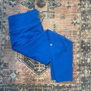 Lululemon high rise cropped leggings.